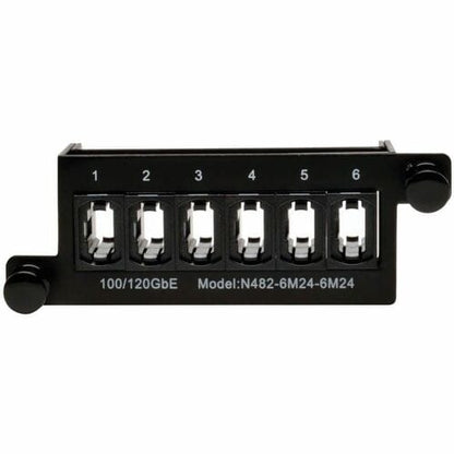 Tripp Lite 100Gb/120Gb Pass Through Cassette (x6) 24-Fiber MTP/MPO Coupler - 6 x MTP/MPO,