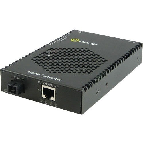 Perle Systems Perle 10/100/1000 PoE Media Converter - 1 x Network (RJ