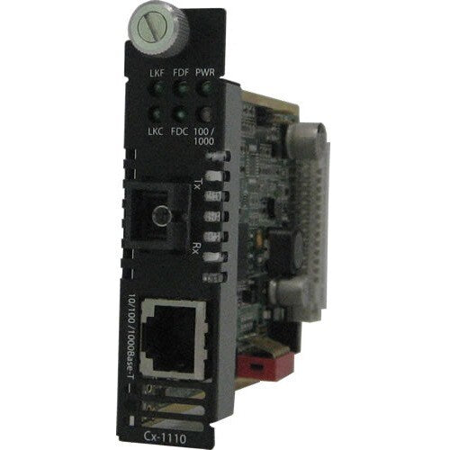 Perle Systems Perle 10/100/1000 Media Converter Module Managed - 1 x Network (RJ