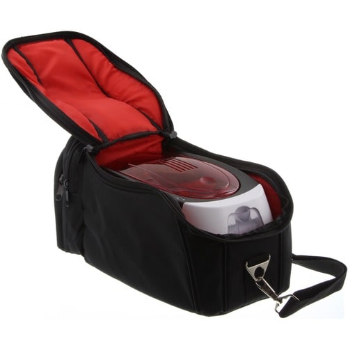 Badgy Carrying Case Portable Printer - Black, Red - 7.87\" (200 mm) Height x 14.