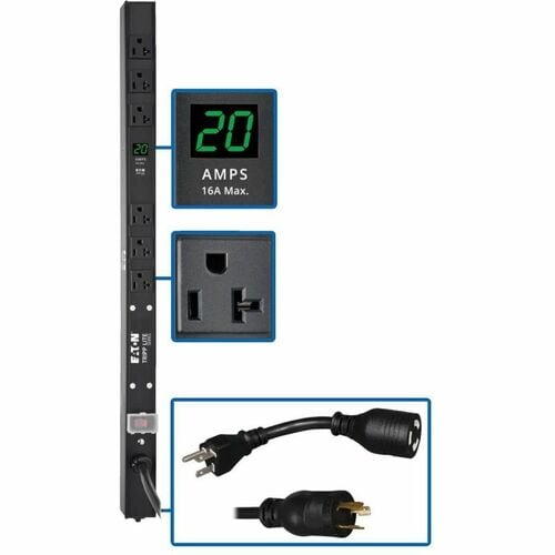 Tripp Lite by Eaton PDUMV20-24 Metered Vertical PDU - NEMA L5-20P - 6