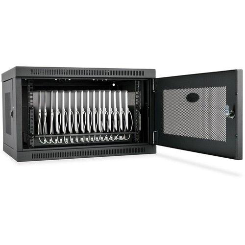 Estación de carga para tabletas USB de 16 puertos Tripp Lite by Eaton - 14,57" (370.