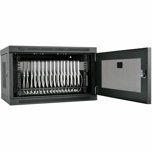 Estación de carga para tabletas USB de 16 puertos Tripp Lite by Eaton - 14,57" (370.