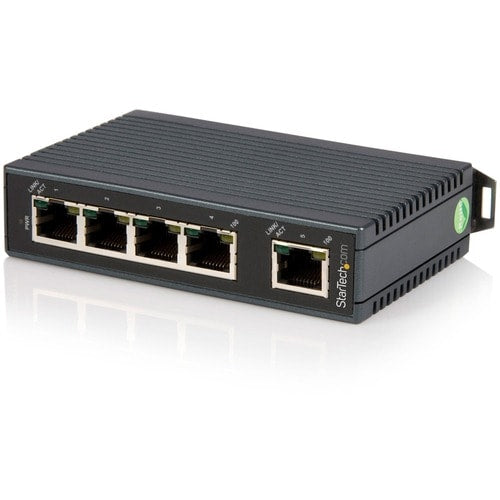 COMMUTATEUR NTWK NON GÉRÉ À 5 PORTS MONTABLE SUR RAIL DIN, CLASSÉ IP30
