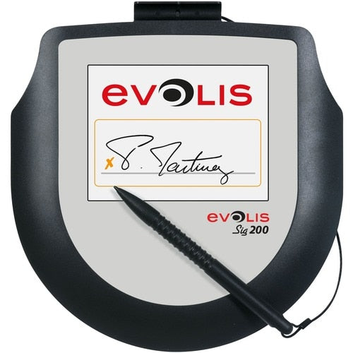 Evolis Sig200 Signature Pad - Backlit LCD - 3.98\" (101 mm) x 2.99\" (76 mm) Act