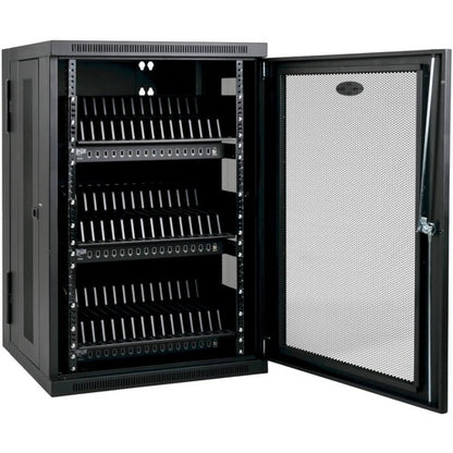 Estación de carga para tabletas USB de 48 puertos Tripp Lite by Eaton (negra) - 3 x