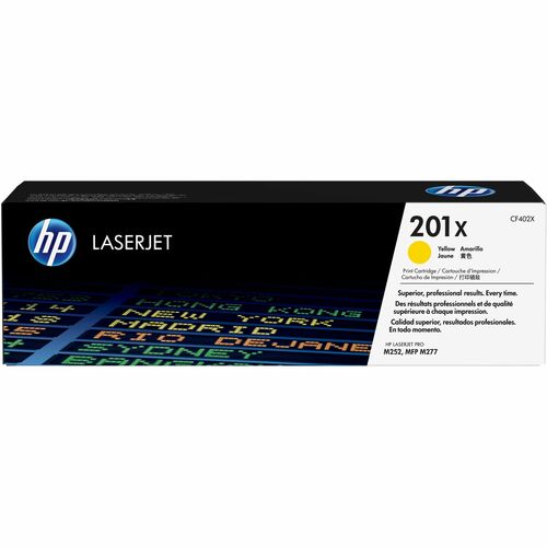 CARTUCHO DE TÓNER LASERJET AMARILLO 201X