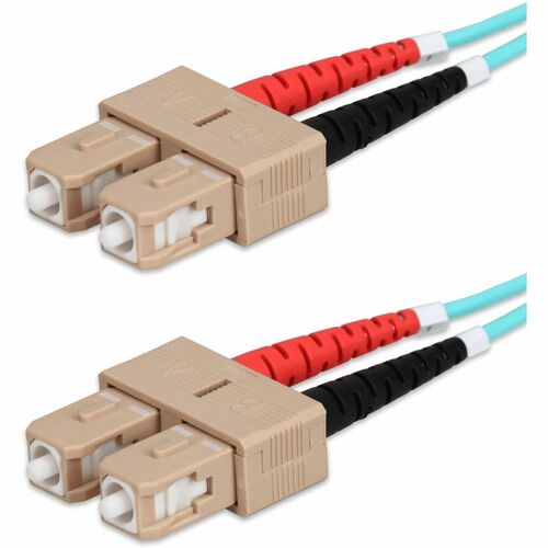 AddOn 30m Laser Optimized Multi-Mode Fiber (LOMM) Duplex SC/SC OM4 Aqua Patch Ca