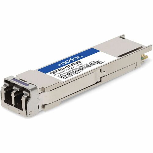 Module complémentaire QSFP+ - Pour réseaux de données et réseaux optiques - 1 x LC 40GBase-LR4