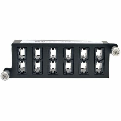 Tripp Lite 100Gb / 120Gb Pass-Through Cassette 12 24-Fiber MTP / MPO - 24 x MTP