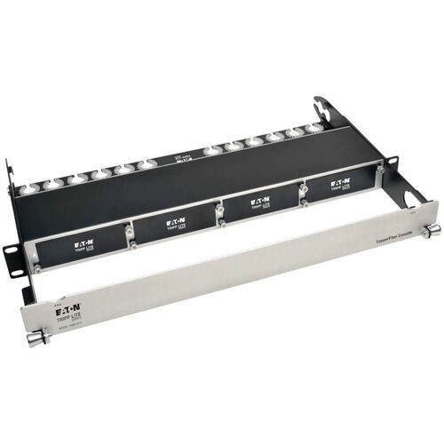 Tripp Lite High Density Copper Fiber Enclosure Panel 4-Cassette Capacity 1U - 4 - 4 Port(s