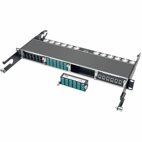 Tripp Lite 10GbE High Density Pass-Through Cassette 12 LC Duplex Connection - 24
