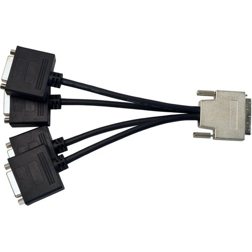 VisionTek VHDCI to 4x DVI-D Cable (M/F) - DVI/VHDCI Video Cable for Video Device - First E