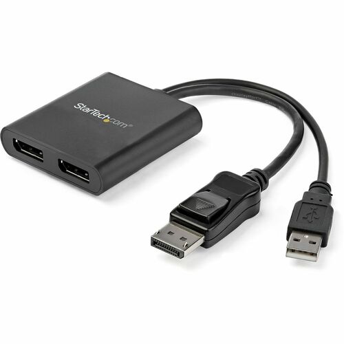 StarTech.com Répartiteur DisplayPort 1.2 pour deux écrans, DisplayPort vers 2x DP Multi