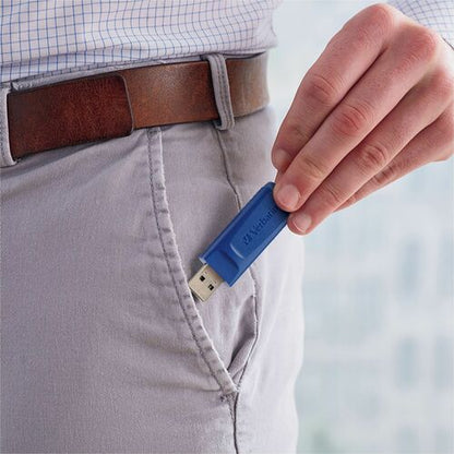 5PK 8GB USB FLASH DRIVE BLUE MULTI 4