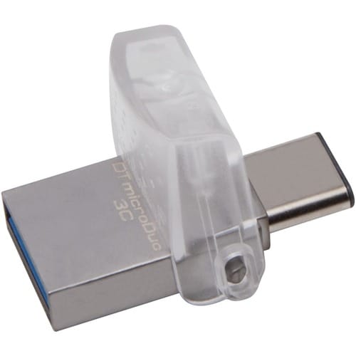 Clé USB 3.0/3.1 + TYPE-C DT MICRODUO 3C 64 Go