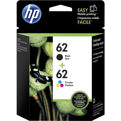 2PK 62 TRI-CLR/BLACK INK CARTRIDGE COMBO