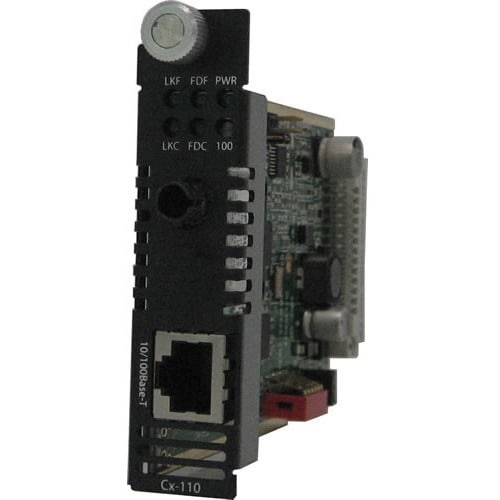 Perle Systems Perle 10/100 Media Converter Module Managed - 1 x Network (RJ