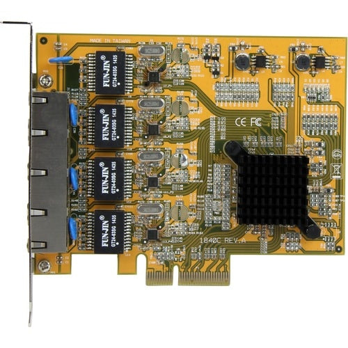 StarTech.com 4-Port PCI Express Gigabit Network Adapter Card