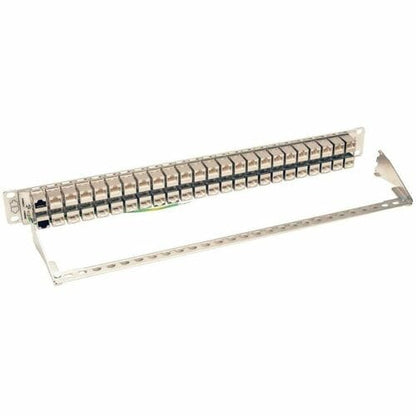 Tripp Lite 48-Port Cat6a Patch Panel Rackmount Shielded Feedthrough RJ45 1U - 48