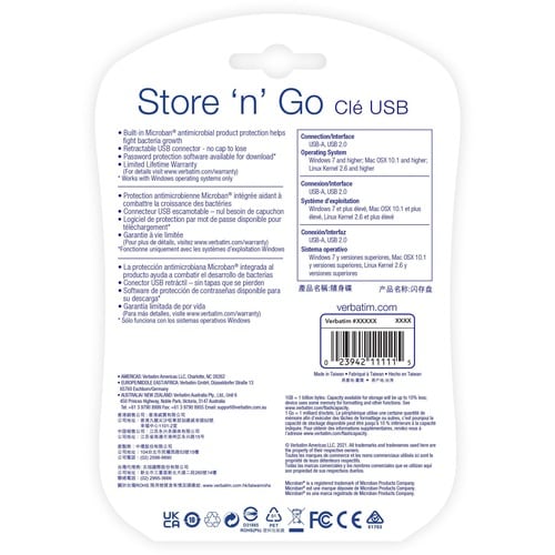 Lot de 2 clés USB 16 Go STORE N GO MULTI 8