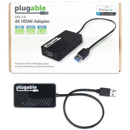 Plugable Up to 3840x2160 (Supports Windows 10