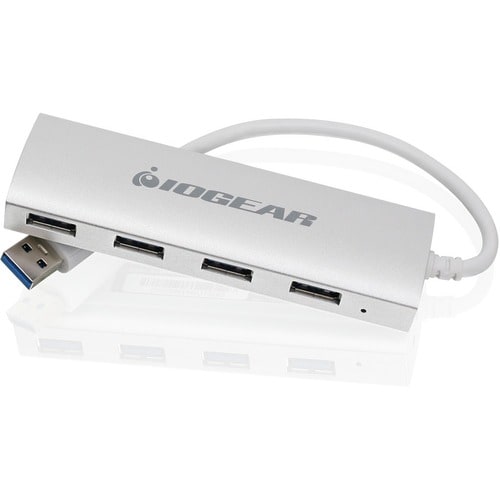 Concentrador USB 3.0 de 4 puertos IOGEAR met(AL) - USB