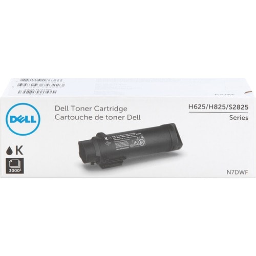 Cartouche de toner noir 3 000 pages pour imprimantes HICAP H625/H825/S2825 593-BBOW