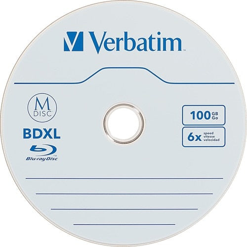 Verbatim Verbatim M DISC BDXL - 6x - 100 Go - 1 Pack Jewel C