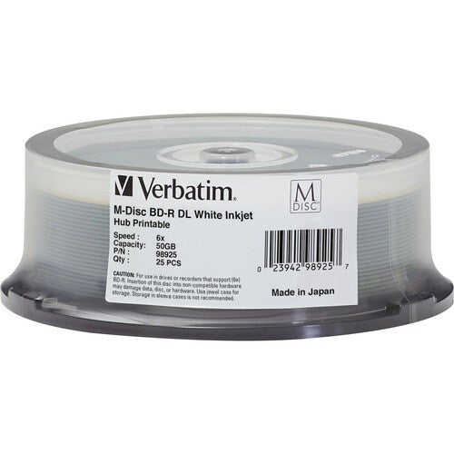 Support enregistrable Blu-ray Verbatim - BD-R DL - 8x - 50 Go - 2