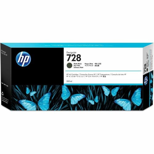 #728 300ML MATTE BLACK INK CRTG