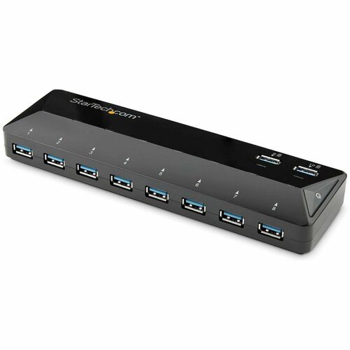 Concentrador USB 3.0 de 10 puertos StarTech.com con puertos de carga y sincronización (2 puertos de 1,5 A)