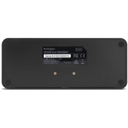 Estación de acoplamiento Kensington SD3600 de 5 Gbps con USB 3.0 y dos puertos 2K