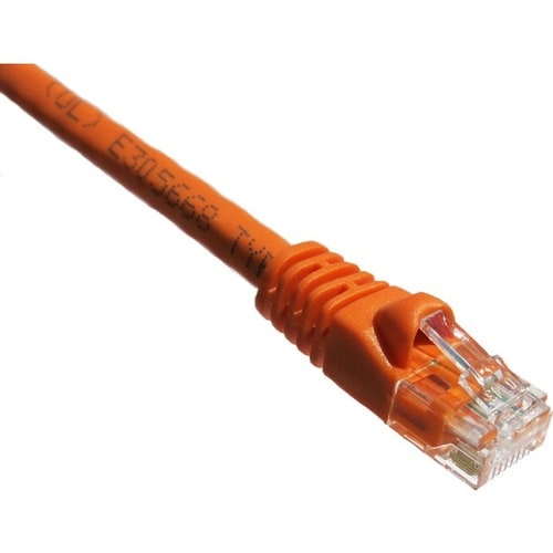 Axiom Memory Axiom 15FT CAT6A 650mhz Patch Cable Molded Boot (Orange) - 15 ft Ca