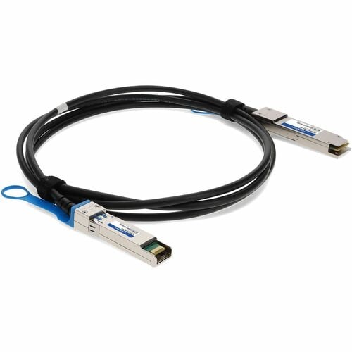 Câble réseau twinaxial AddOn QSFP+/SFP+ de 3,3 pieds pour périphériques réseau