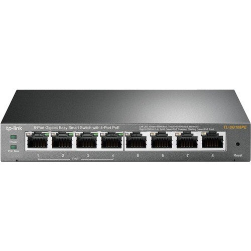 TL-SG108PE 8PORT 10/100/1000 4PORT POE STANDALONE RJ45