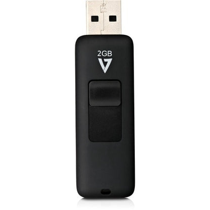 Clé USB 2.0 2 Go, connecteur rétractable noir, RTL