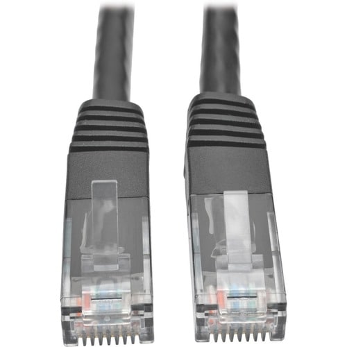Câble de raccordement moulé Gigabit Cat6 Tripp Lite par Eaton (RJ45 M/M), noir, 14 pi - 1