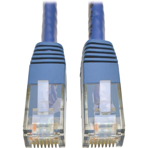 Câble de raccordement moulé Gigabit Cat6 Tripp Lite par Eaton (RJ45 M/M), bleu, 20 pi - 20