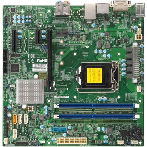 Carte mère de bureau Supermicro X11SSQ-L - Chipset Intel H110 - Socket