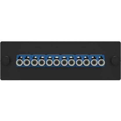 Panduit Front Loading Adapter Panel - 12 Port(s) - 12 x Simplex - Black, Blue
