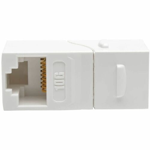 Cable UTP 90D de conexión a presión, color blanco, CAT6A