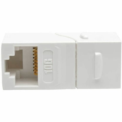 Cable UTP 90D de conexión a presión, color blanco, CAT6A