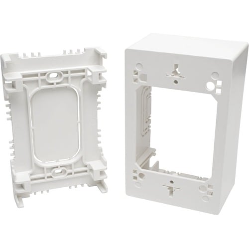 Tripp Lite by Eaton Single-Gang Surface-Mount Junction Box, White - 1-gang - Whi
