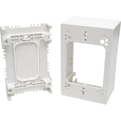 Tripp Lite by Eaton Single-Gang Surface-Mount Junction Box, White - 1-gang - Whi