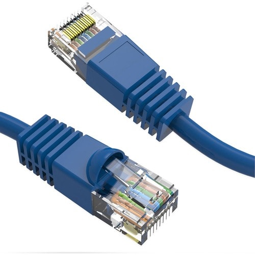 Axiom Memory Axiom 6FT CAT6 UTP 550mhz Patch Cable Snagless Molded Boot (Blue) -