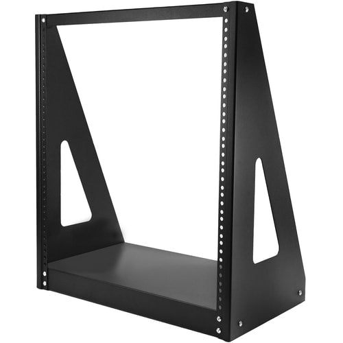 StarTech.com 2-Post 12U Heavy-Duty Desktop Server Rack, Small Open Fra