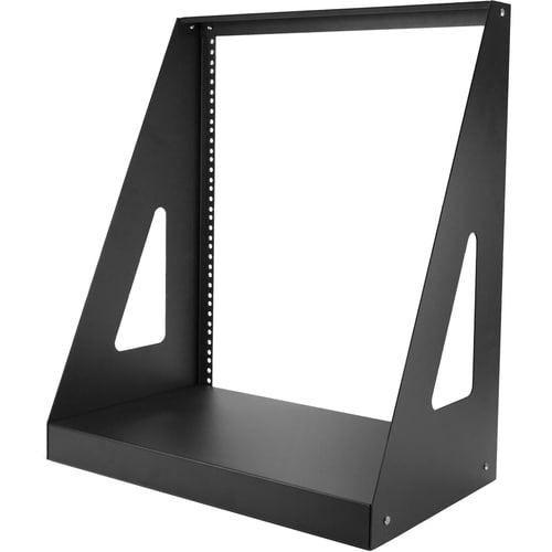StarTech.com 2-Post 12U Heavy-Duty Desktop Server Rack, Small Open Fra