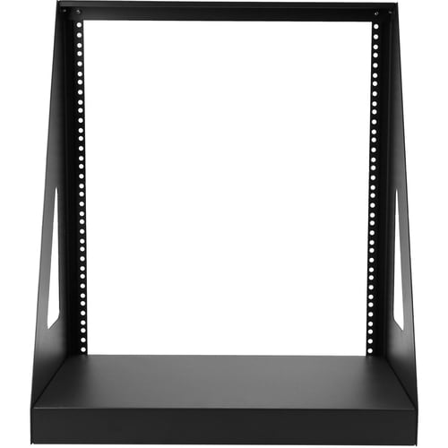 StarTech.com 2-Post 12U Heavy-Duty Desktop Server Rack, Small Open Fra