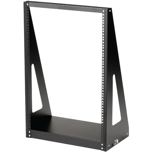 StarTech.com Rack para servidores de escritorio de alta resistencia de 2 postes y 16U, tamaño pequeño y abierto